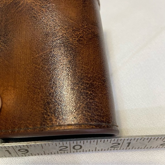 Wide Faux Leather Boho Style Brass Embellished Womens Belt Size 2X EUC - Picture 10 of 10